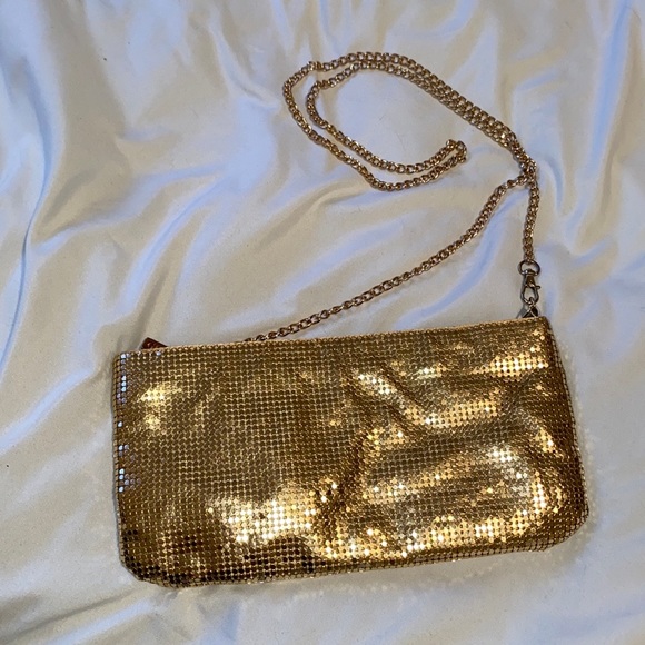 Gold Chainmail Guess Purse/ Party Purse - Picture 7 of 11